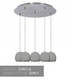 Porcelain Globe Clay 2-11 Pendant Light Chandelier 4 small