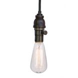 Industrial Rustic Pipe Pendant Light- Bronze 1 small