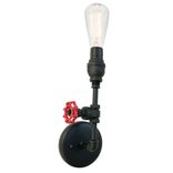 Vintage Upcycled Valve Pipe Wall Sconce 1 small