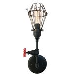 Cage Vintage Valve Pipe Wall Sconce 1 small