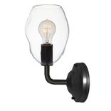 8" Bubble Hand Blown Glass Wall Sconce 1 small