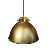 Dome 7" Metal Shade Pendant Light- Brass 1 small