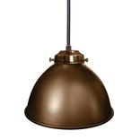 Dome 7" Metal Shade Pendant Light- Bronze 1 small