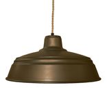 Barn 14" Metal Shade Pendant Light- Ship Rope 1 small