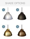 Dome 7" Metal Shade Wall Sconce 3 small