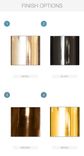 Dome 7" Metal Shade Wall Sconce 4 small