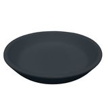 Matte Porcelain Usa Made 7" Salad Plate- Black 2 small