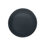 Matte Porcelain Usa Made 7" Salad Plate- Black 1 small