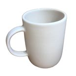Extra Large Matte Porcelain Usa Made Mug- Black 2 small
