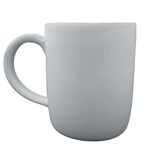 Large Matte Porcelain Usa Made Mug- Grey 1 small