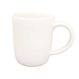 Large Matte Porcelain Usa Made Mug- White 1 small