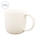 Regular Matte Porcelain Usa Made Mug- White 1 small