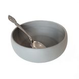 Matte Porcelain Usa Made Salad Bowl- Black 5 small