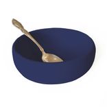 Matte Porcelain Usa Made Salad Bowl- Grey 4 small