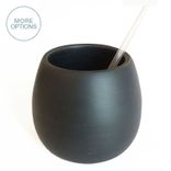 Matte Porcelain Usa Made Cup- Black 1 small