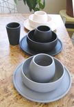 Matte Porcelain Usa Made Cup- Indigo 2 small