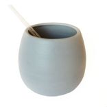 Matte Porcelain Usa Made Cup- Grey 1 small