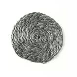 Rustic Cable Knit Hemp Coaster Set 4 small