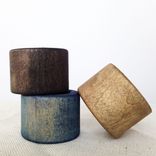 Wood Napkin Ring Usa Made- Black 4 small
