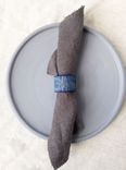 Wood Napkin Ring Usa Made- Indigo 2 small