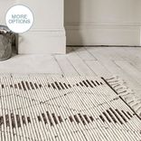 Ikat Geometric Moroccan Handmade Diamond Texture Woven Rug 1 small