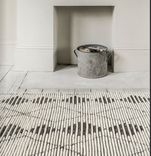 Ikat Geometric Moroccan Handmade Diamond Texture Woven Rug 2 small