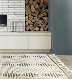Ikat Geometric Moroccan Handmade Diamond Texture Woven Rug 4 small