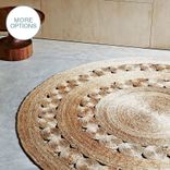 Ikat Geometric Moroccan Diamond Handmade Weave Rug 1 small