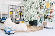 Modern Rustic Round Hand Woven Crochet Hemp Rug 2 small