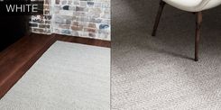 Handmade Herringbone Wool Woven Rug- Charcoal 4 small