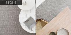Cable Knit Hand Woven Braided Knotted Wool Rug- Stone 4 small