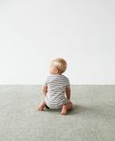 Childrens Room Cable Knit Hand Woven Braided Wool Rug- Green 4 small