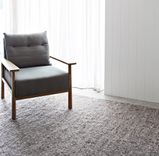 Cable Knit Hand Woven Braided Wool Rug- Brown 1 small