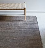 Handmade Flat Weave Hemp Rug- Brown 5 small