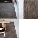Handmade Flat Weave Hemp Rug- Brown 4 small
