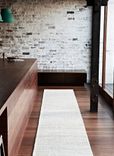 Handmade Flat Weave Hemp Rug- White 4 small
