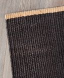 Handmade Chunky Hemp Woven Rug- Charcoal 5 small
