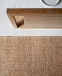 Handmade Chunky Hemp Woven Rug- Natural 3 small
