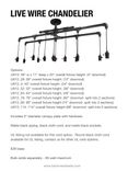 Industrial Pipe Edison Chandelier With 12 Bulbs 3 small