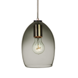 Luce Collection- Handblown Glass Globe Pendants 1 small
