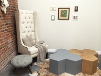 Attilio Tufted Linen Wingback Chair 4 small