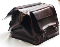 Leather Weekender Carry-All 3 small
