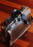 Unique Leather Briefcase, Leather Duffle Bag, Leather Dslr Bag. 3 small