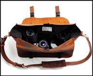 Unisex Leather Doctor Bag Professional Bag And Carry All Bag In Full Grain Mustang - The Goliath 4 small