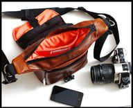 Women's Camera Bag Travel Bag In Messenger Style - Lilliput 3 small