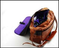 Leather  Bag Cross Body For Men And Women - Chocolate Nugget 2 small