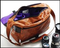 Leather  Bag Cross Body For Men And Women - Chocolate Nugget 4 small