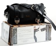 Leather Container - Full Thickness Leather Bag - Jumbo 2 small