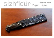 Custom Made Leather Guitar Straps - Made In The Usa 3 small