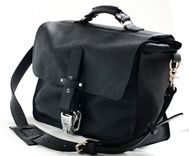 Premium Leather Briefcase For All Occasions,Camera Bag, Doctor Bag, Carry All Bag, Laptop Leather Bag - Made In Usa - New Wave 1 small